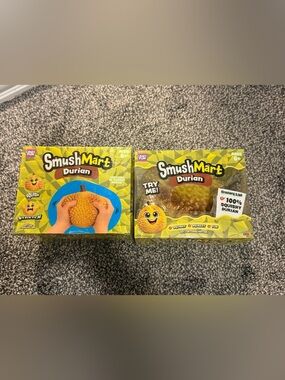 Two Crazy Fun Durian Squishy Toys